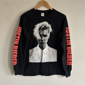 Justin Bieber Perpose Tour Long Sleeve Shirt / Small / 2016